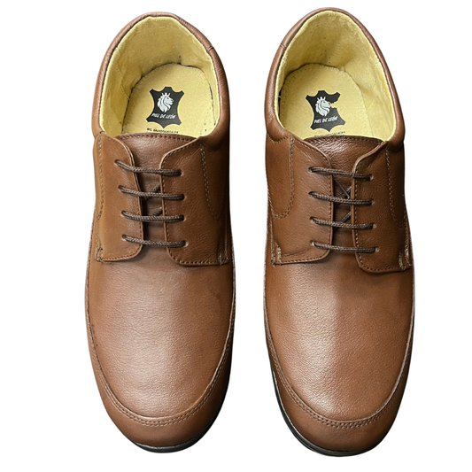 ZAPATO SENDERO Agujeta Café