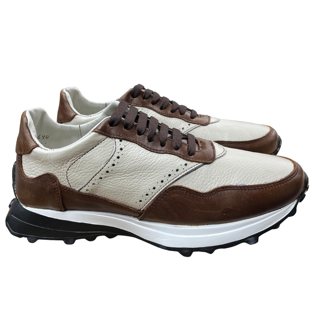 TENIS DUETO Hueso Café