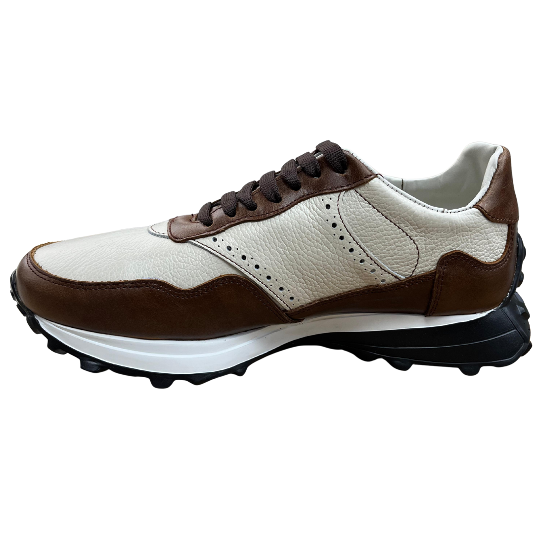 TENIS DUETO Hueso Café