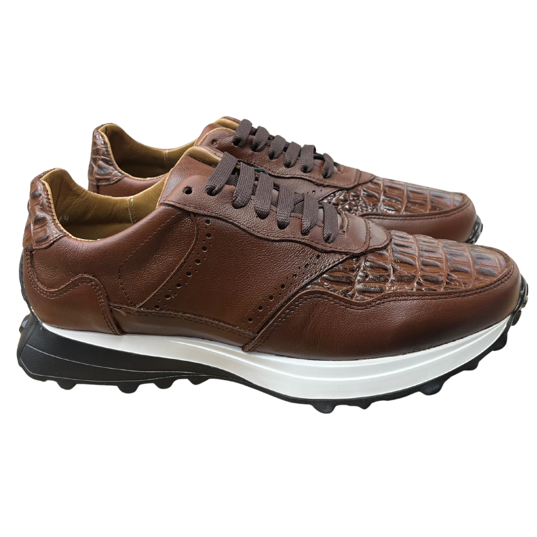 Tenis casual de piel genuina 20K15AV — Suela Extralight