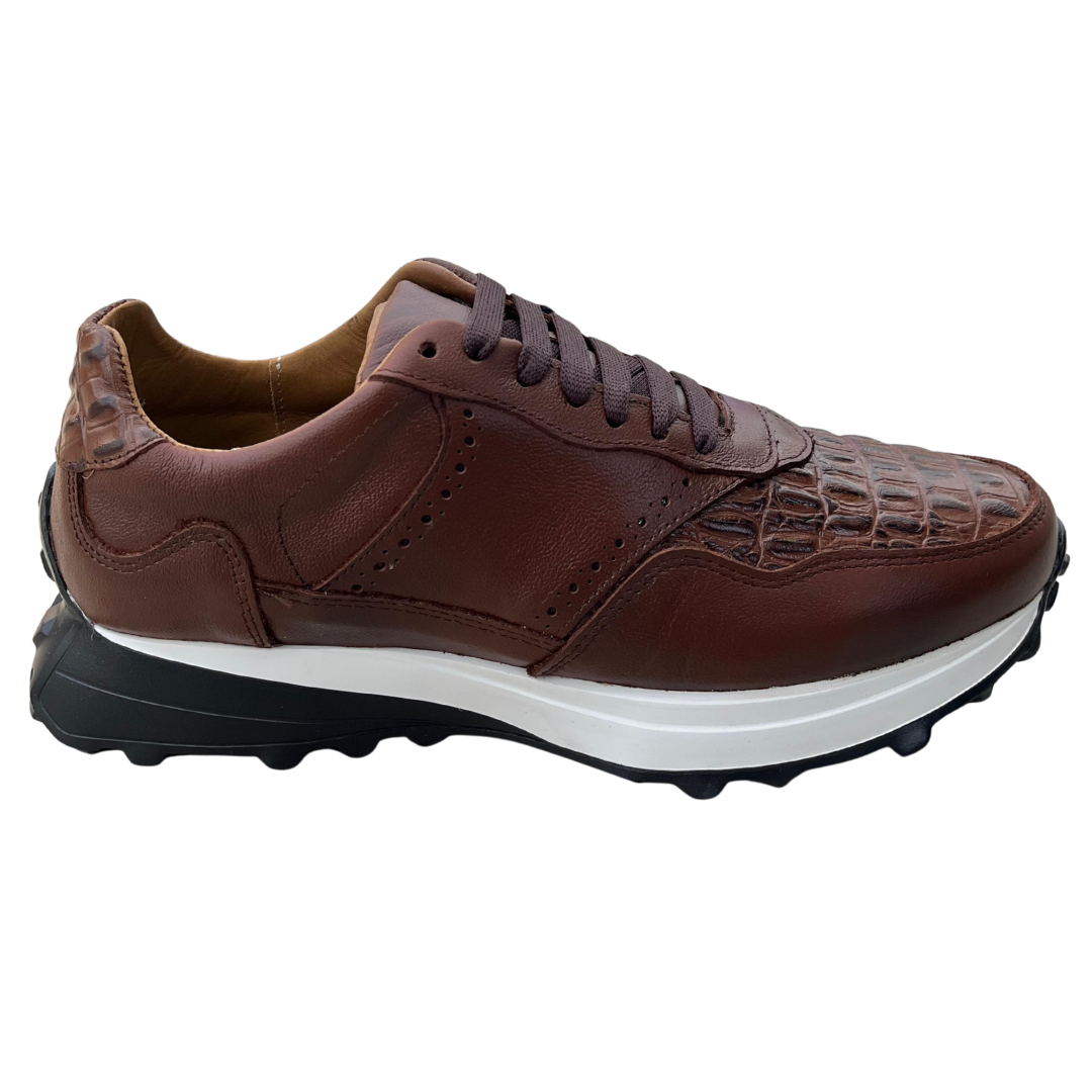 Tenis casual de piel genuina 20K15AV — Suela Extralight