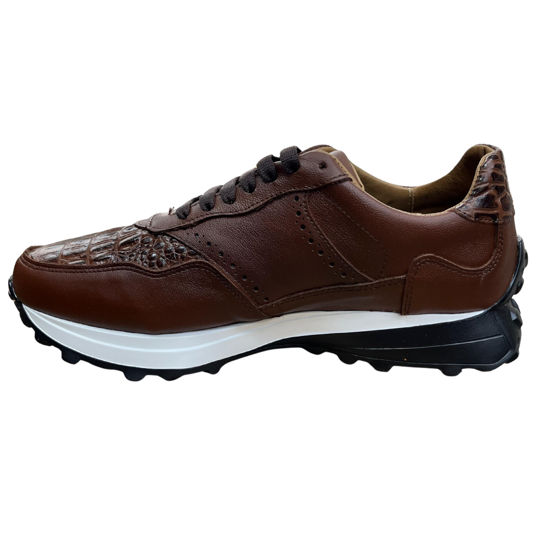 Tenis casual de piel genuina 20K15AV — Suela Extralight