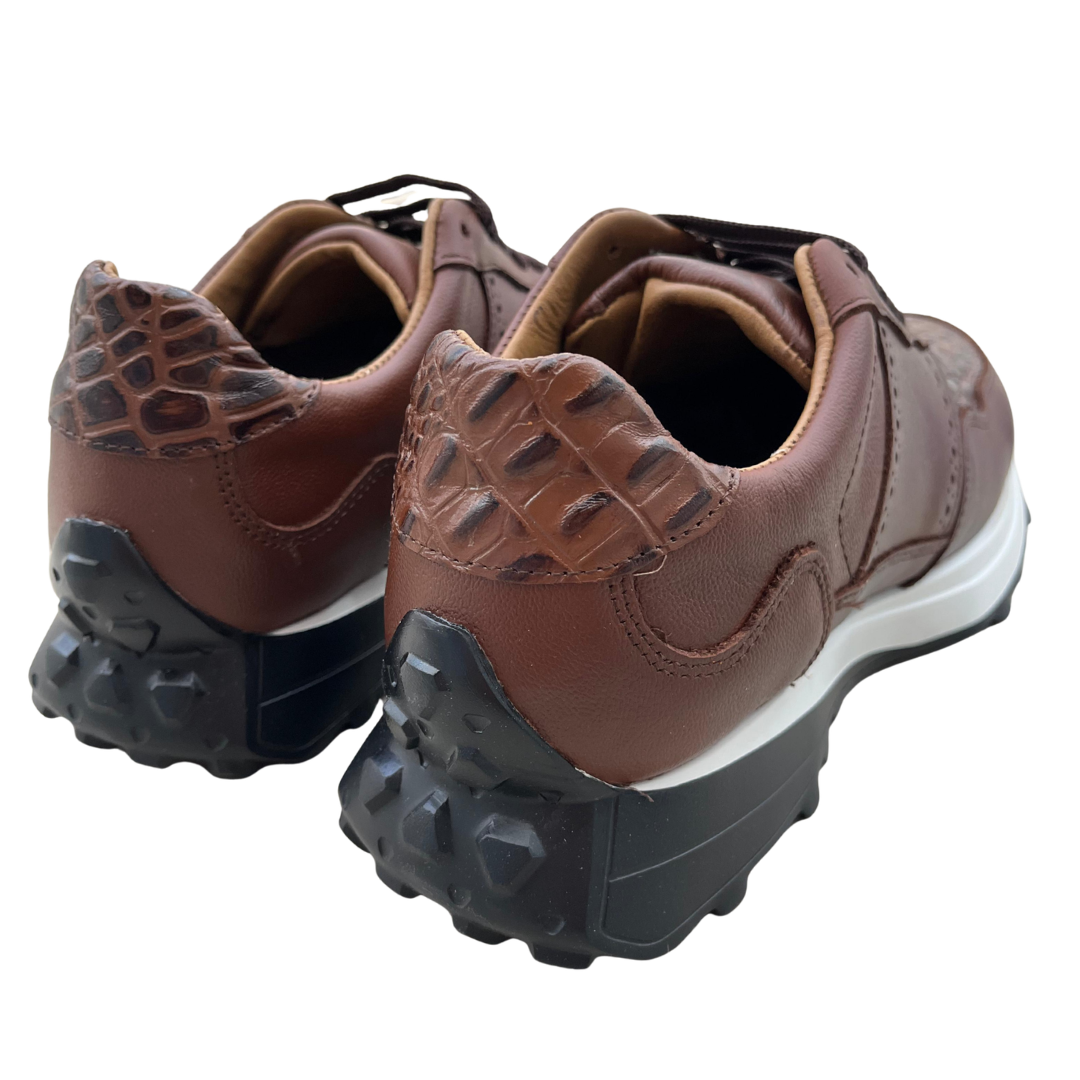 Tenis casual de piel genuina 20K15AV — Suela Extralight