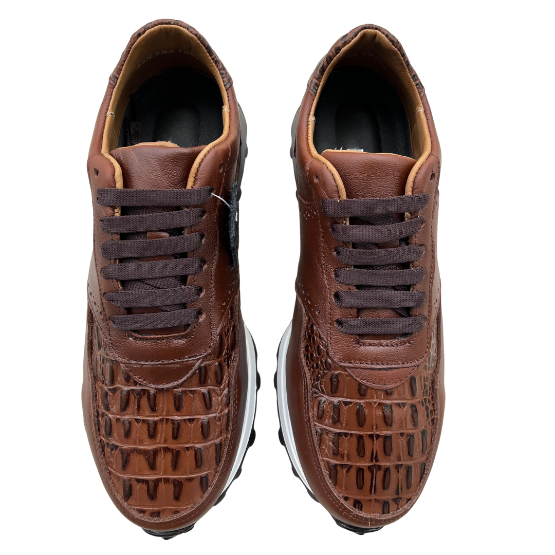Tenis casual de piel genuina 20K15AV — Suela Extralight